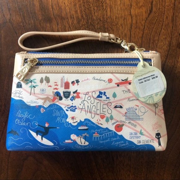 Spartina 449 Handbags - Southern California Map Wristlet by Spartina 449